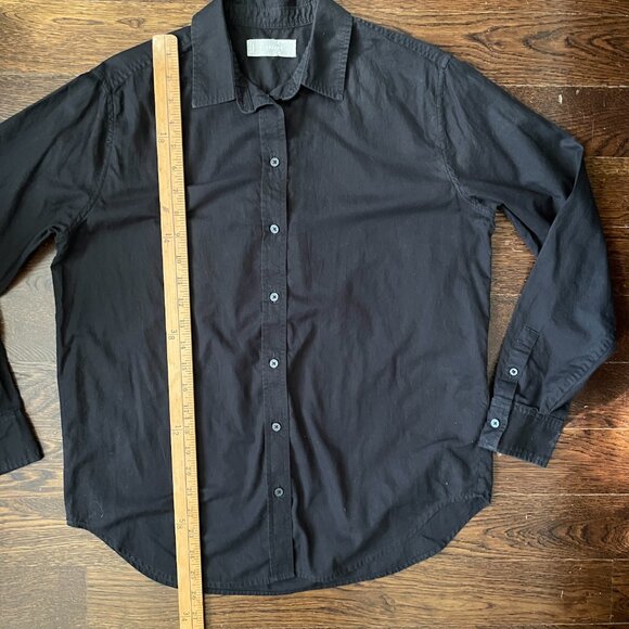 Everlane Woman's Black 100% Cotton Shirt/Blouse-Size 4 - Picture 7 of 7